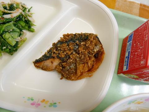 あじの胡麻だれかけ