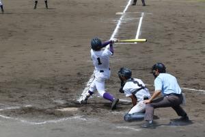 高校野球親善試合風景