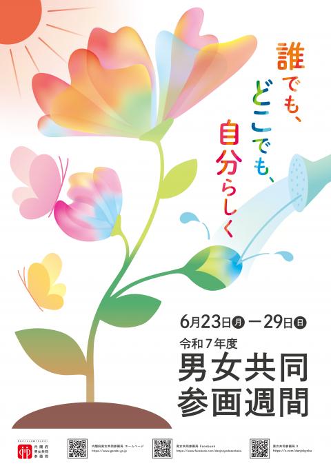 R7男女共同参画週間ポスター画像(内閣府)